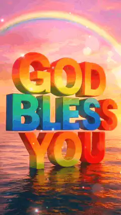 God Bless You Rainbow Plane