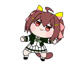 chibi anime girl dancing