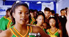 Brandy cheerleader says bring it