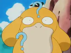 Psyduck with question marks