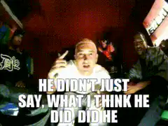 Eminem He Didn't Just Say What I Think He Did