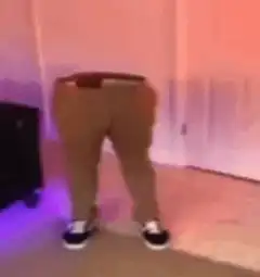 Dancing pants with no head