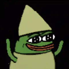 Pepe the Frog in a party hat