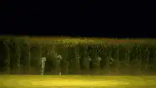 Aliens emerge from cornfield