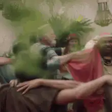 Jesus and disciples hugging