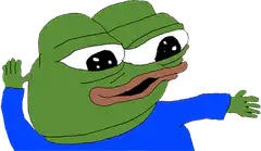 Pepe shrugging