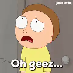 Morty Oh geez facepalm