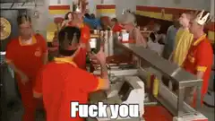 Burger King employees say fuck you