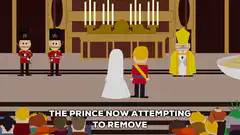 Prince removing princess arm wedding tradition