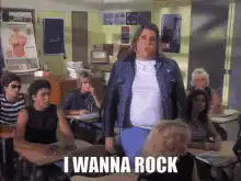 I Wanna Rock scene from Bill & Ted