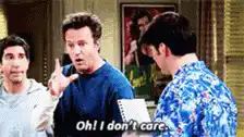 Ross says I don't care