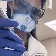 Dentist mask fogs up