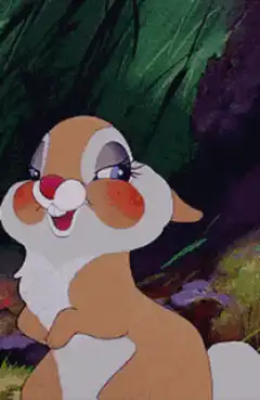 Thumper from Bambi winking