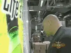 The Rock hits vending machine