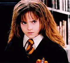 Hermione Granger annoyed eye roll