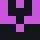 Pixelated Purple Question Mark