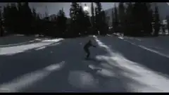 kid on bike skis off cliff
