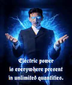 Nikola Tesla electric power quote