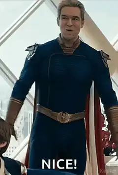 Homelander clapping nice