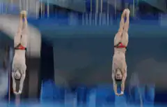 Motion blur sports montage