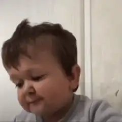Toddler side-eye judgment