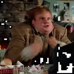 Philip Seymour Hoffman eating sandwich