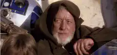 Owen Lars Smirking at Luke
