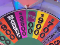 Wheel of Fortune Bankrupt Spin