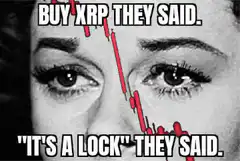 XRP Stock Crash Facepalm