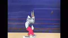 Bugs Bunny boxing training