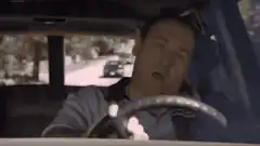 James Gandolfini driving confused