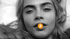 Cara Delevingne Bitcoin Lip