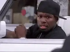 50 Cent car smile
