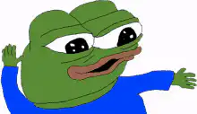 Pepe shrugging