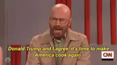 Walter White Donald Trump America Cook Again