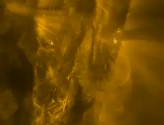 Solar flare eruption on the sun