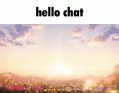 anime girl materializes in field