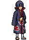 Itachi Uchiha pixel art