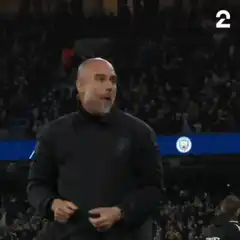 Pep Guardiola fist pump celebration