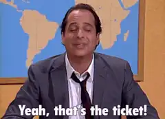 Tony Shalhoub Yeah That's The Ticket