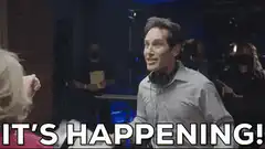 It's happening!