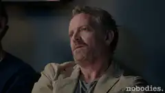 Man looks up in disbelief