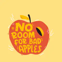 No Room For Bad Apples Worm