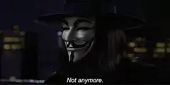 V for Vendetta Guy Smiling