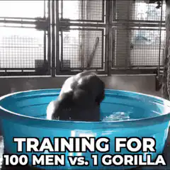 Training for 100 Men vs. 1 Gorilla