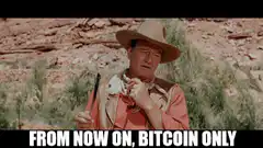 John Wayne John Ford Bitcoin Only