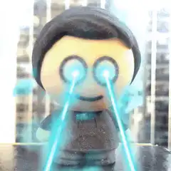 South Park character laser eyes
