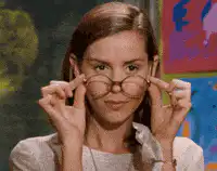 Allison Janney puts on glasses