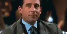 Michael Scott raises a glass