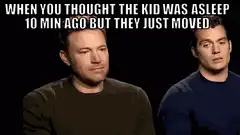 Ben Affleck and Henry Cavill skeptical look